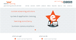 Desktop Screenshot of electralearning.com
