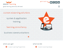 Tablet Screenshot of electralearning.com